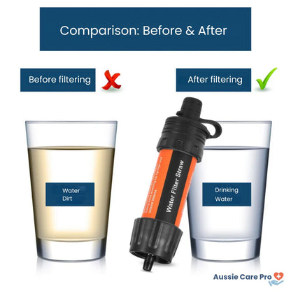 Compact Purified Water Straw – Safe Drink On The Go