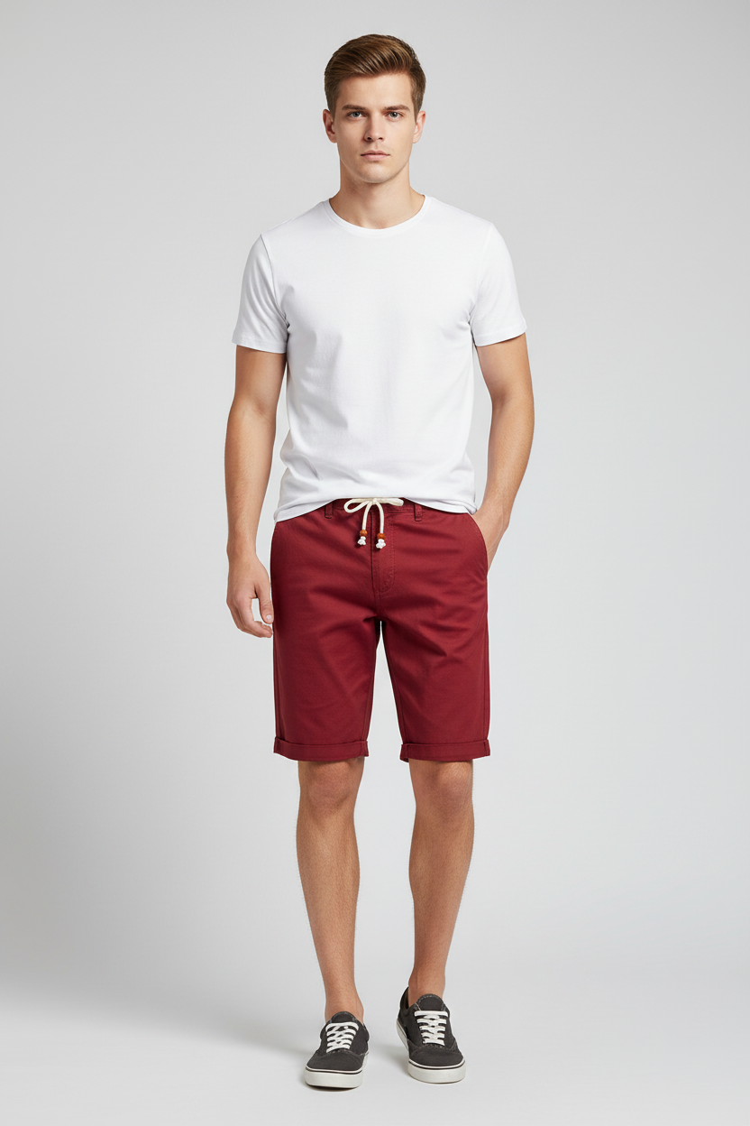 Kian - Men's Relaxed Fit Shorts - Breathable - Luxivelle