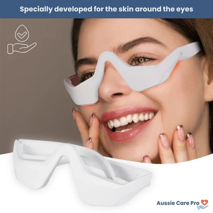 Anti Aging Eye Massager with Red Light Therapy