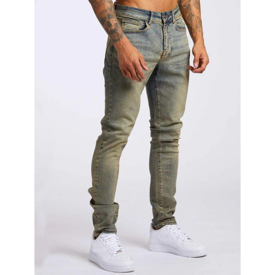 Jasper | Men's Fitted Black Jeans - Stretch Denim for Casual and Formal Wear 3