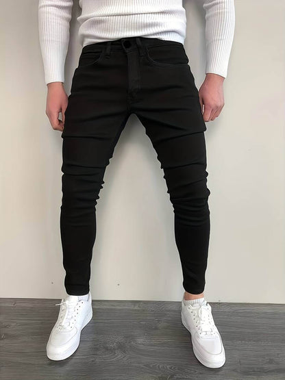 Comfortable Skinny Fit Denim Jeans - Luxivelle