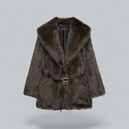 Luxurious Faux Fur Waist Coat For Women