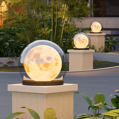 Solar Powered Outdoor Lantern Post - Luxivelle