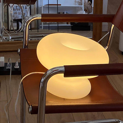 Stylish Metal Base Round Desk Lamp
