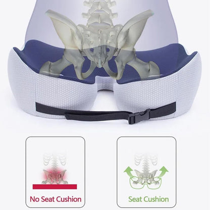 Ergonomic Gel Comfort Seat Cushion for Back Support