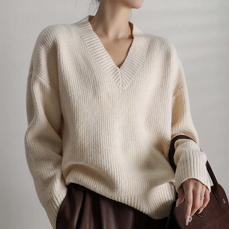 Ladies' Big Fit Crew Neck Sweater