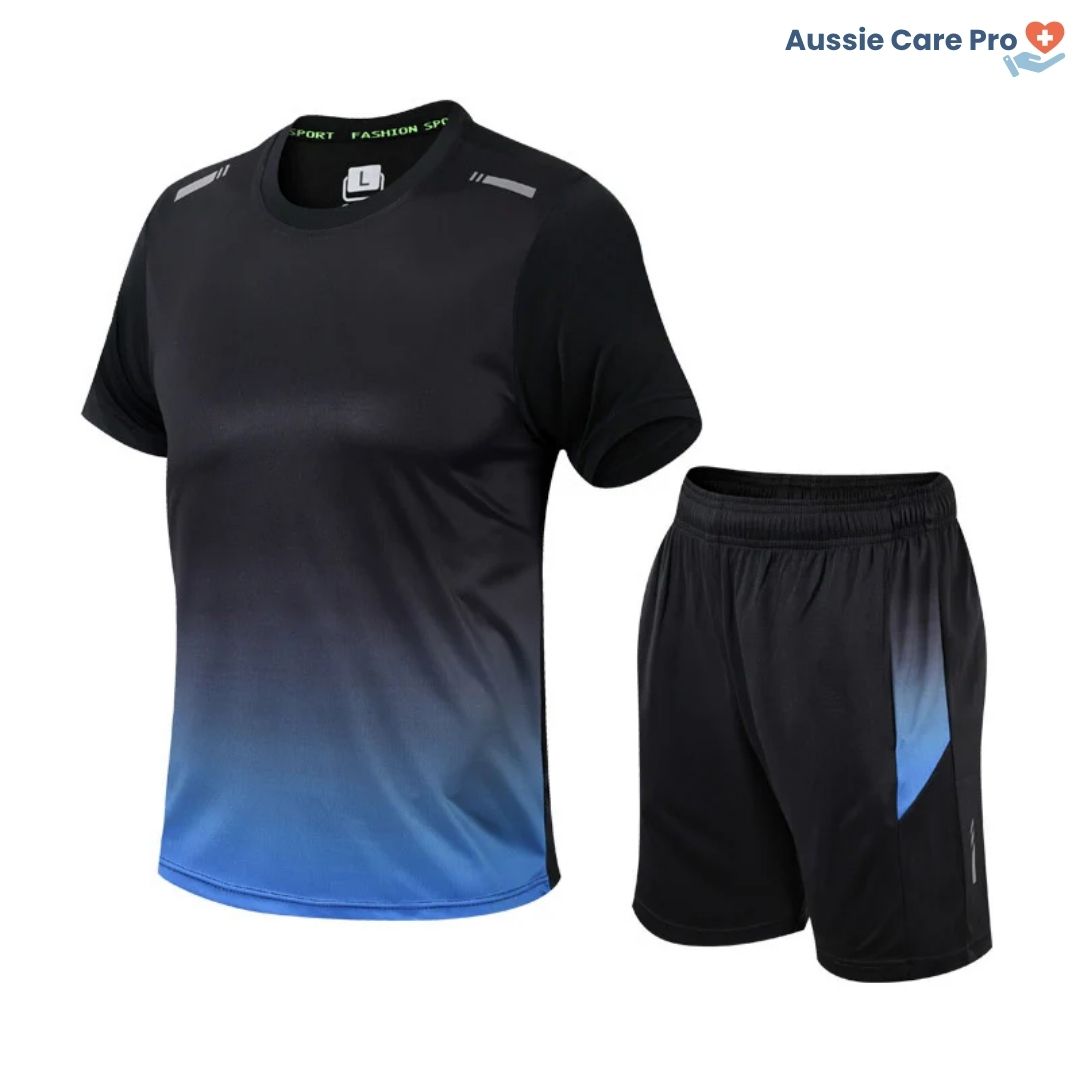 Moisture-Wicking Athletic 2-Piece Sports Set - Luxivelle