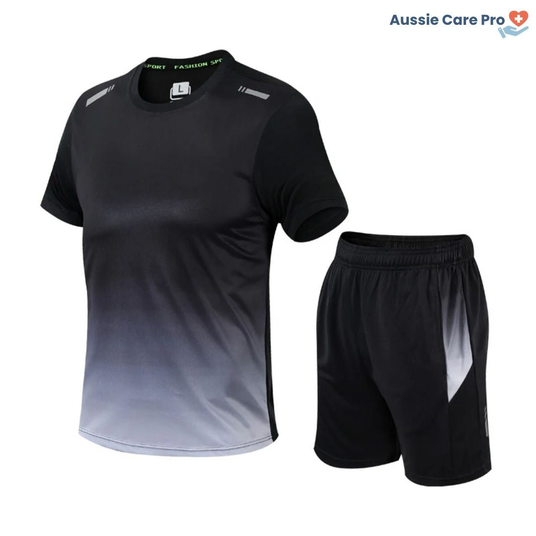 Moisture-Wicking Athletic 2-Piece Sports Set