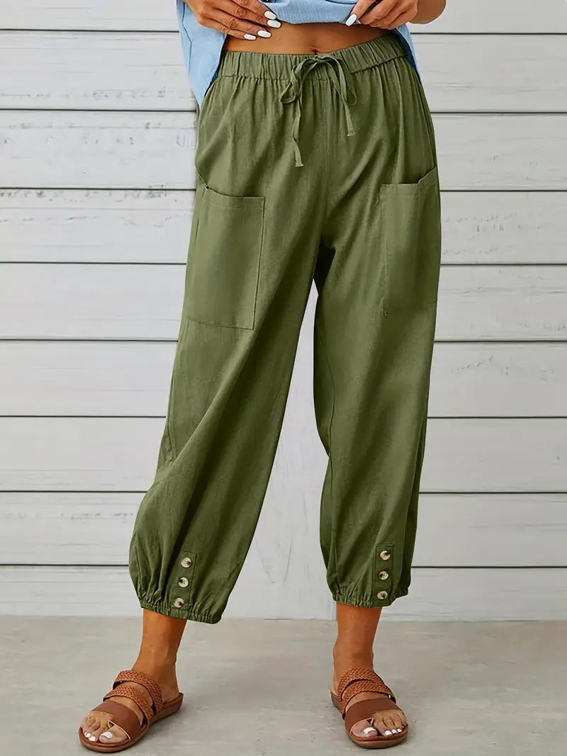 Ladies Comfort Fit Straight Leg Pants