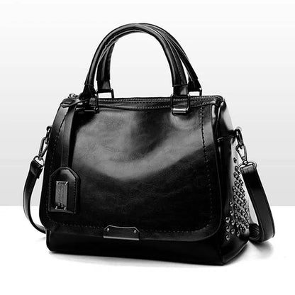 Stylish Women's Leather Tote Shoulder Bag