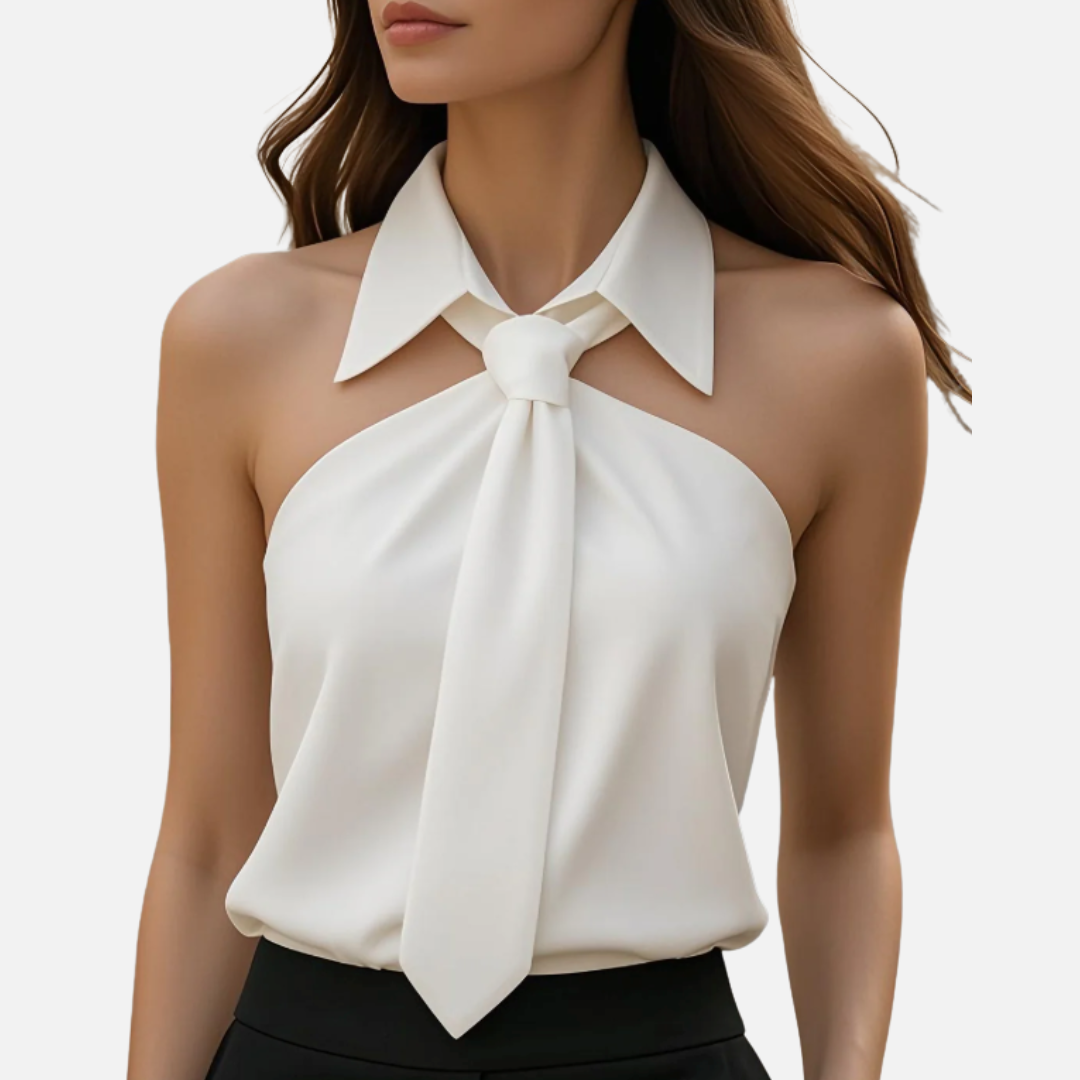 Women’s Chiq Tie-Neck Shirt