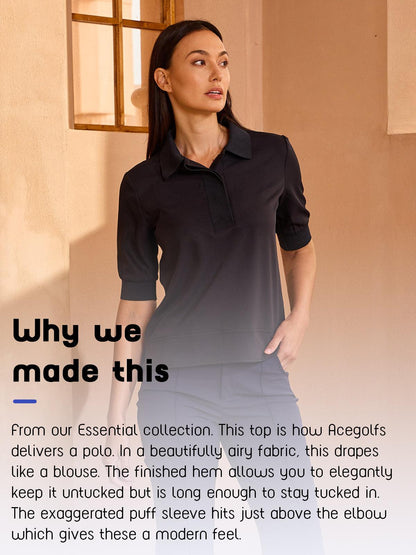 Stylish Short Sleeve Golf Polo UPF 50+