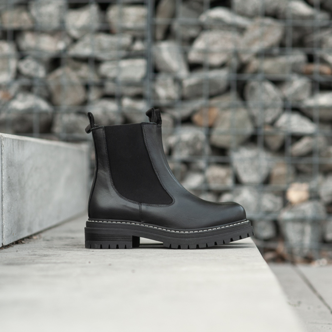 Ladies Low Heel Ankle Boots