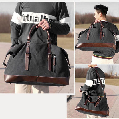 Tough 50L Water-Resistant Travel Duffel Bag