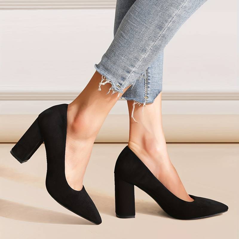 Luxury Suede High Heel Shoe
