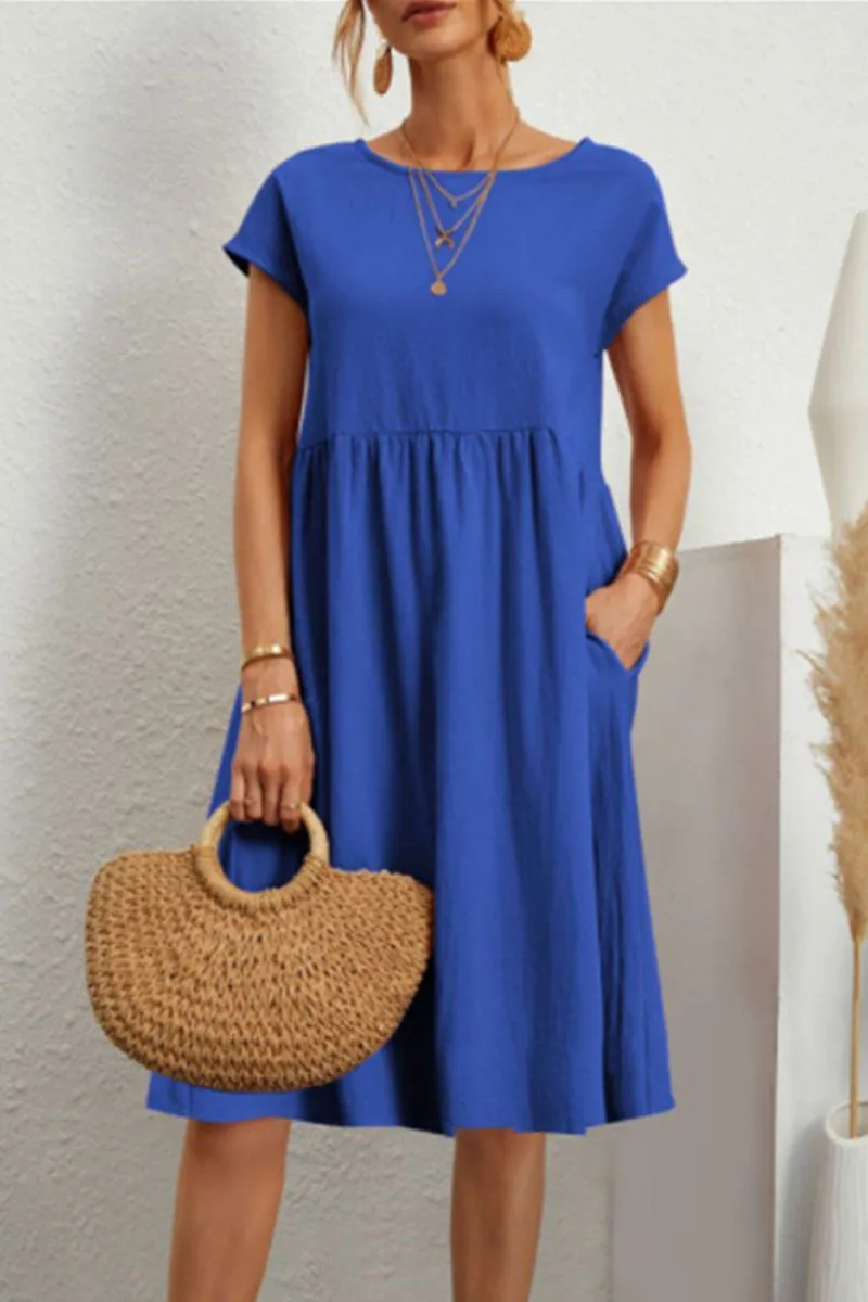 Meli | Casual Midi Dress for Women - Lightweight Summer Style 3