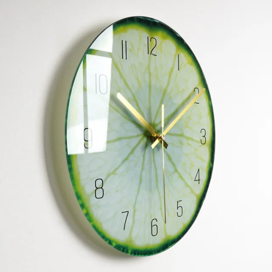 Big Clear Wall Clock - Simple Modern Home Decor