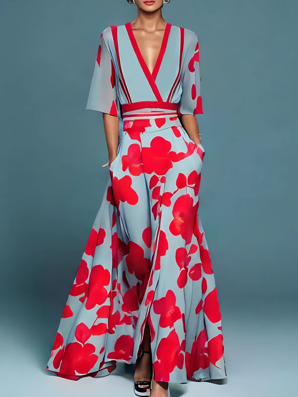 Elegant Long Sleeved Milano Dress - Luxivelle
