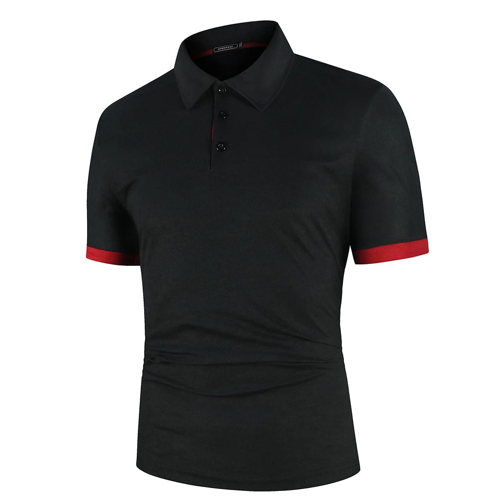 Breathable Casual Men's Short Sleeve Polo Shirt