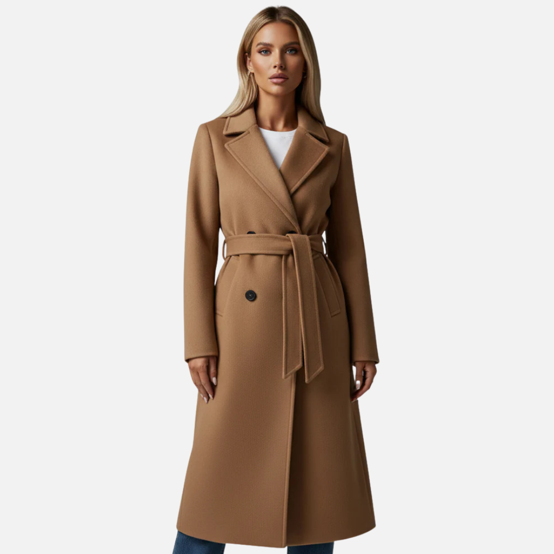 Women’s Long Belted Jacket Trench Coat