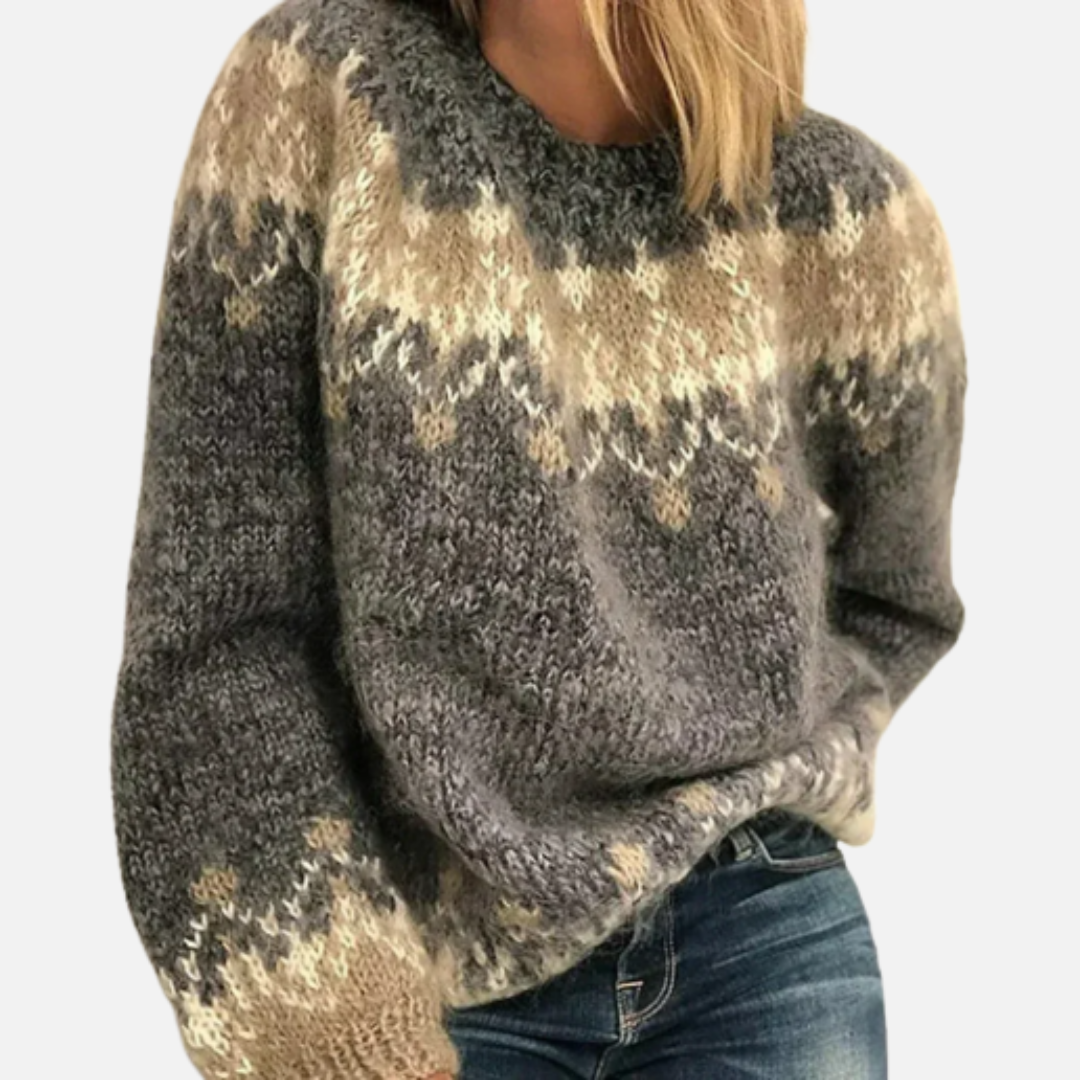 Toni | Women's Fair Isle Nordic Sweater