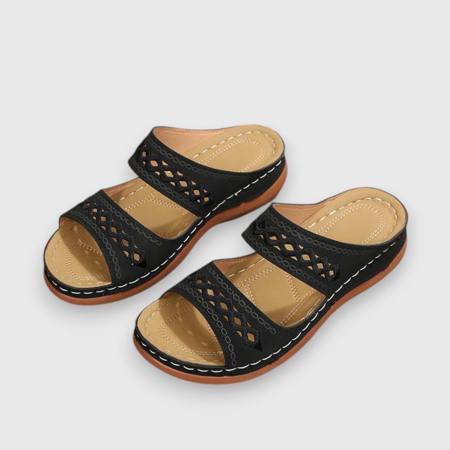 Comfortable Two Strap Sandals