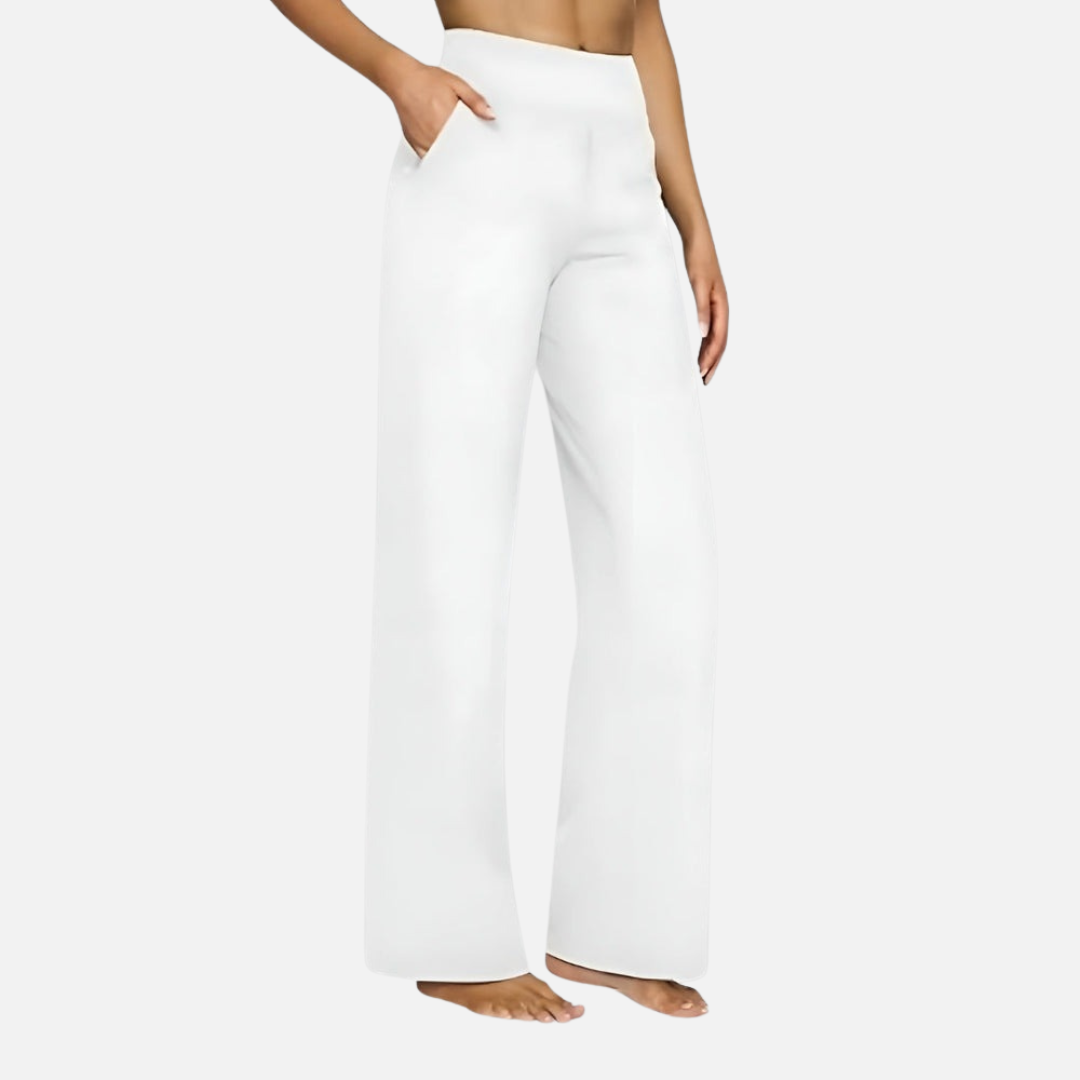 Rebecca | Women's High Waisted Wide-Leg Pants