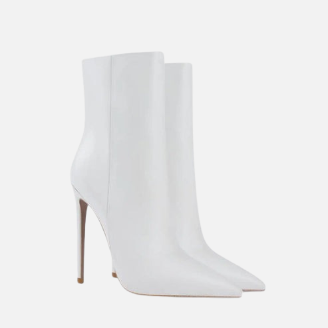 Women's Stiletto Ankle Boots - Pointed Toe High Heel Dress Boot