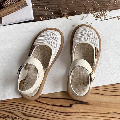 Beachy Brown Flat Sandal