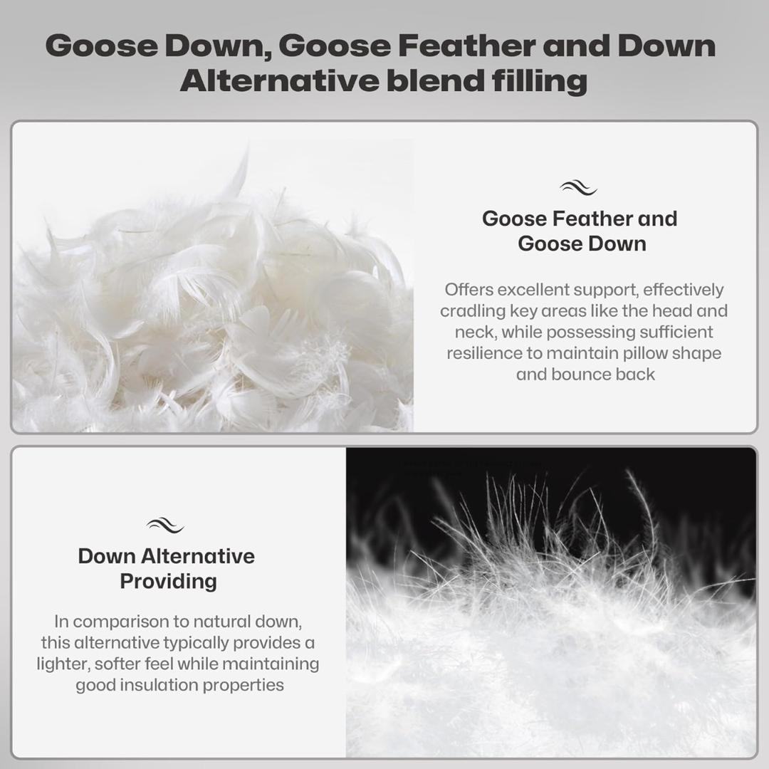Soft Feather Pillow – Plush Sleep Comfort
