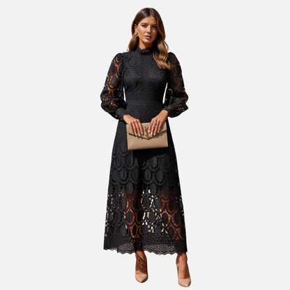 Women Elegant Midi Dress Breathable