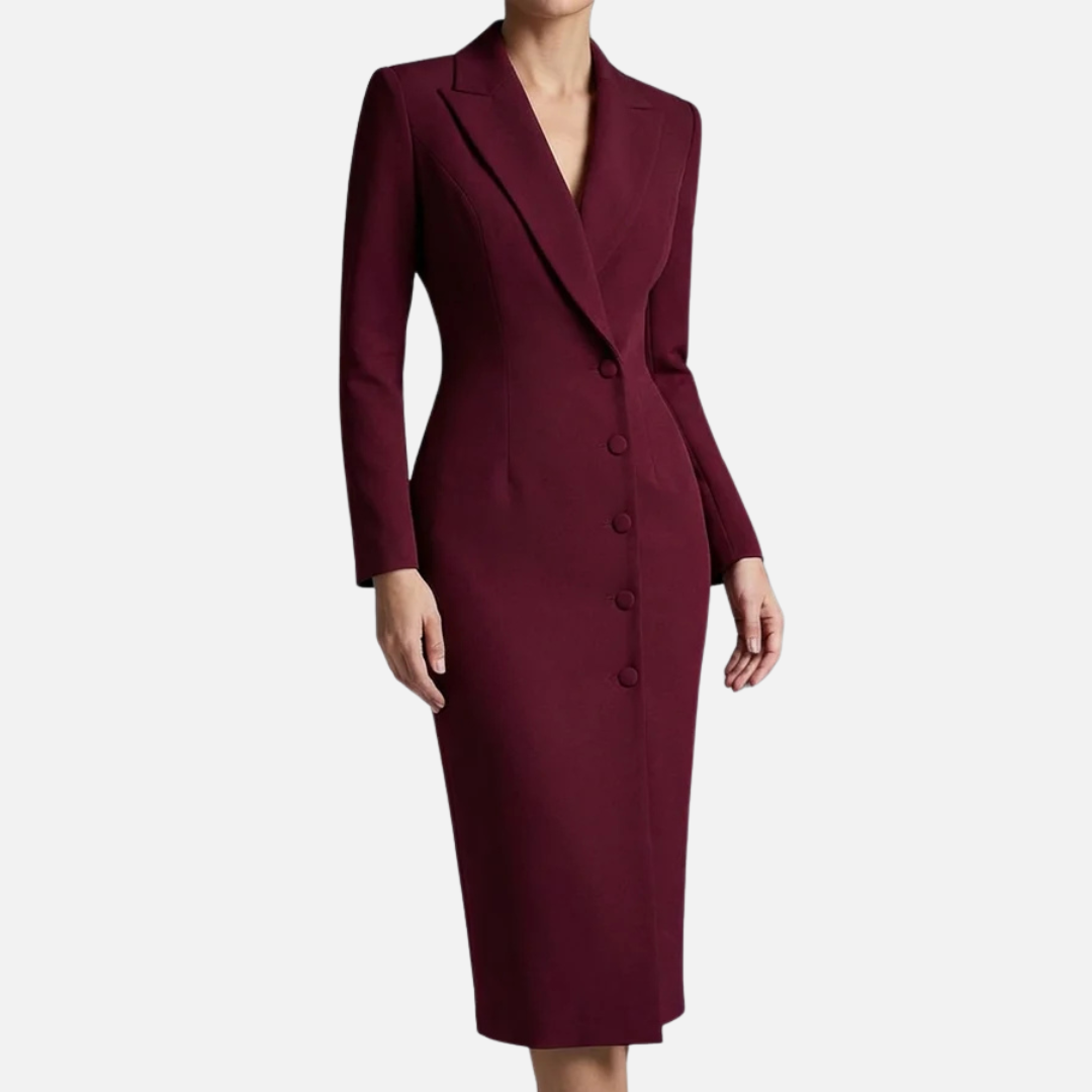 Sophie | Women's Fitted Midi Blazer Dress