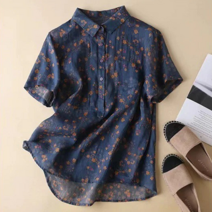 Women's Classic Floral Button Shirt