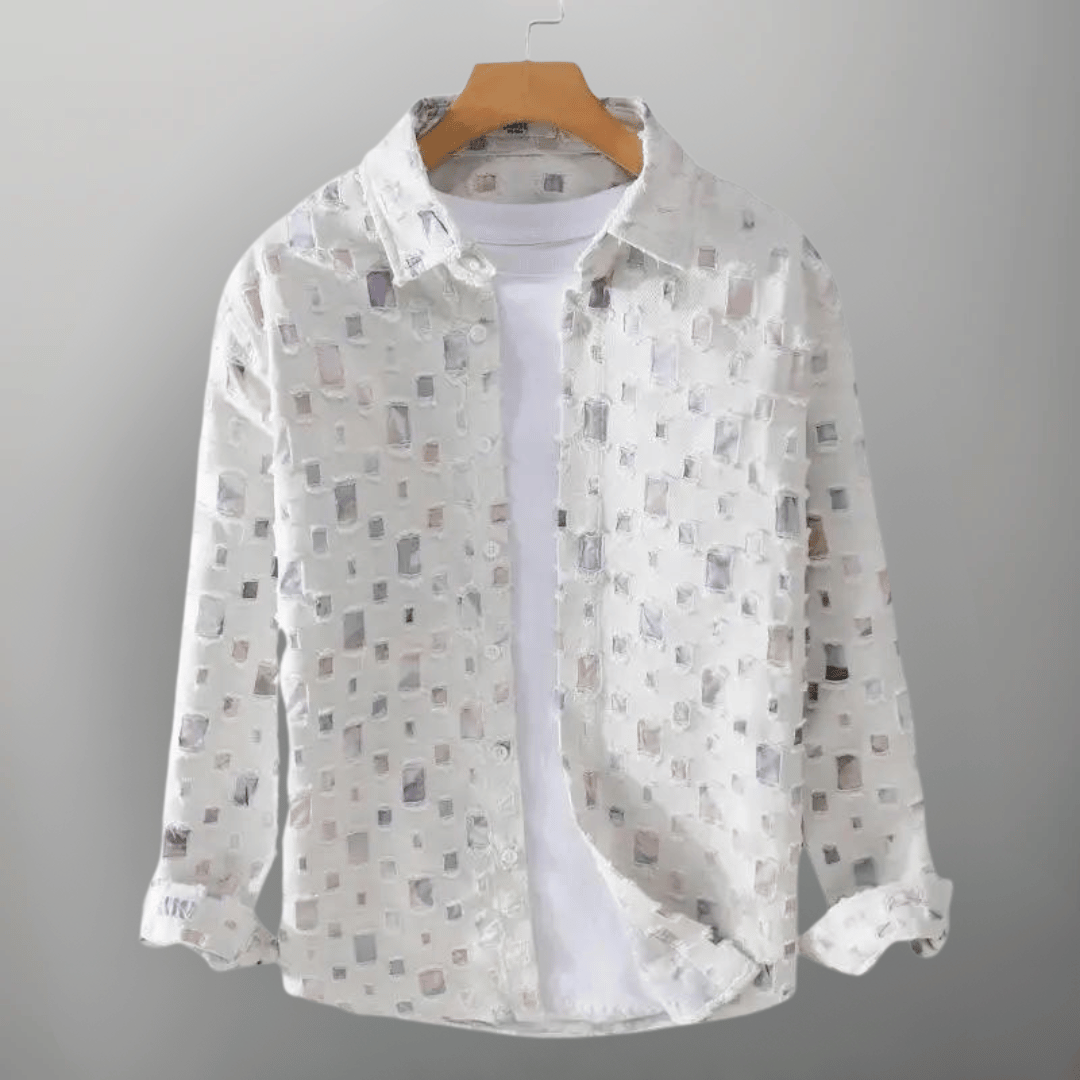 Alessandro | Denim Frayed Shirt