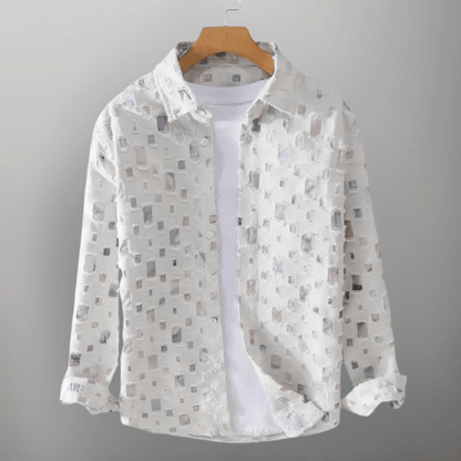 Alessandro | Denim Frayed Shirt