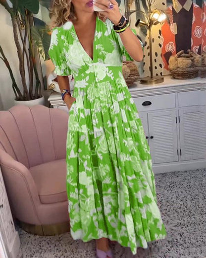 Colorful Garden Party Dress