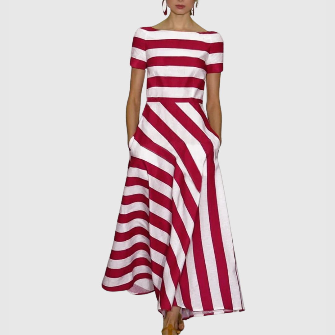 Casual Striped Sundress for Women - Luxivelle
