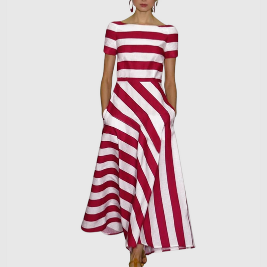 Casual Striped Sundress for Women - Luxivelle