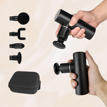 Compact Handheld Muscle Massager with Quiet 4-Speed Setting