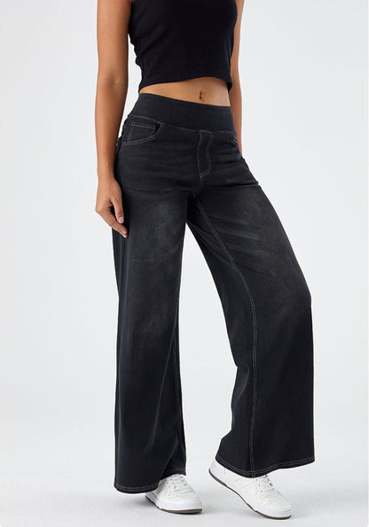 Variant image for Ophélie | High-Waisted Ultra-Stretch Jeans-11