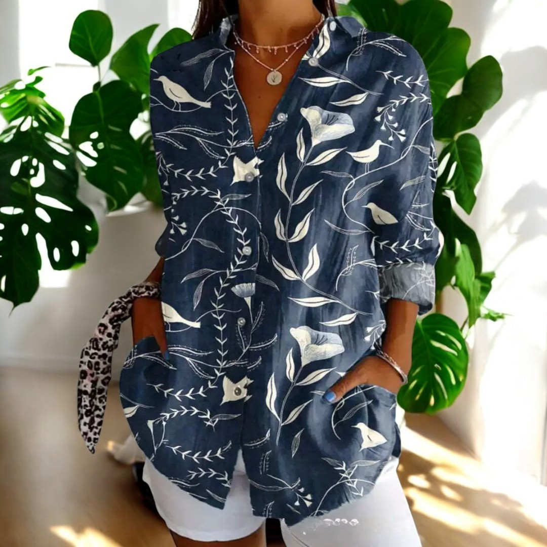 Lightweight Floral Women's Summer Casual Top