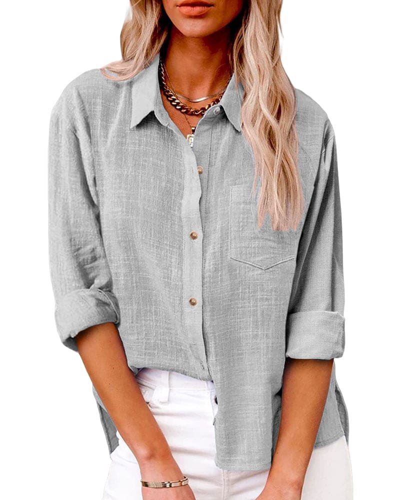 Ladies Classic Shirt with Front Pocket