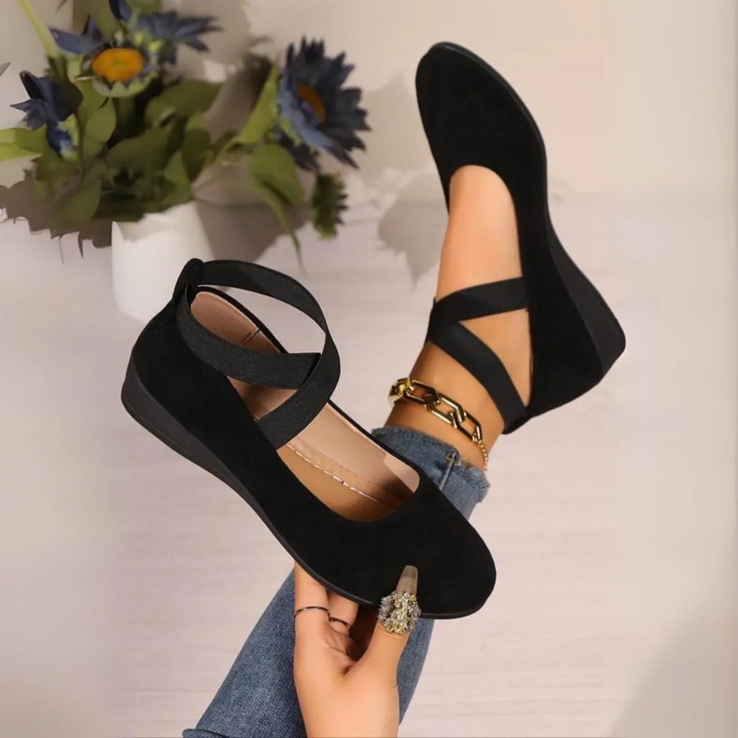 Emmi | Women's Low Heel Slip On Comfort Shoes