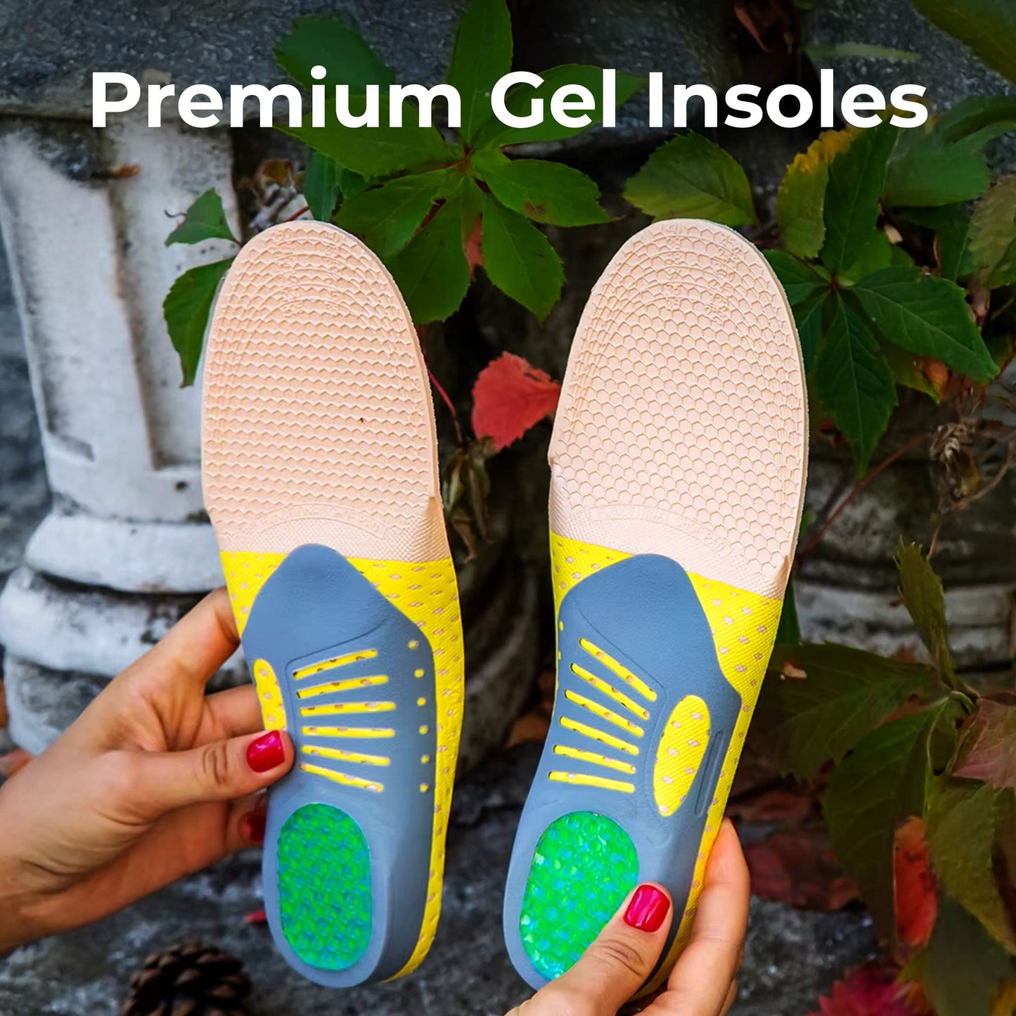 Soft Arch Support Shoe Insoles for All Day Comfort