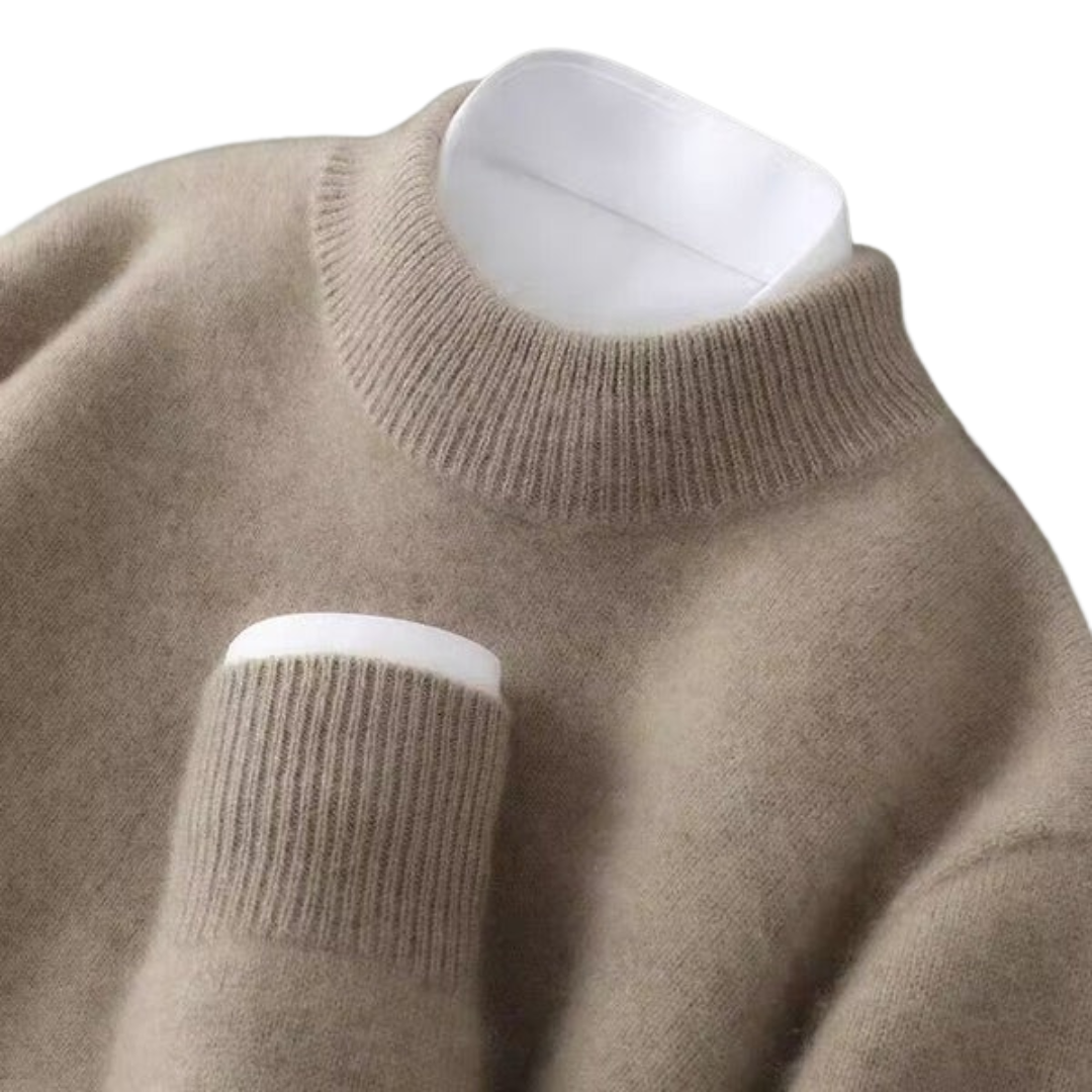 Men's Cashmere Long Sleeve Sweater