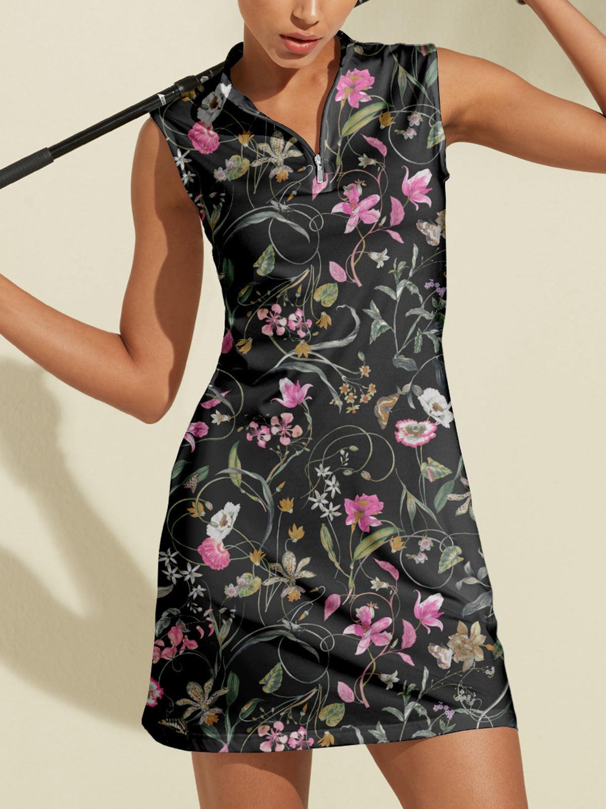 Floral Sun Protective Summer Dress UPF 50+