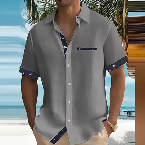 Lightweight Casual Mens Short Sleeve Tee