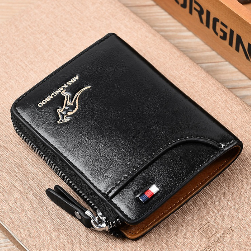 Premium Mens Leather RFID Blocking Wallet
