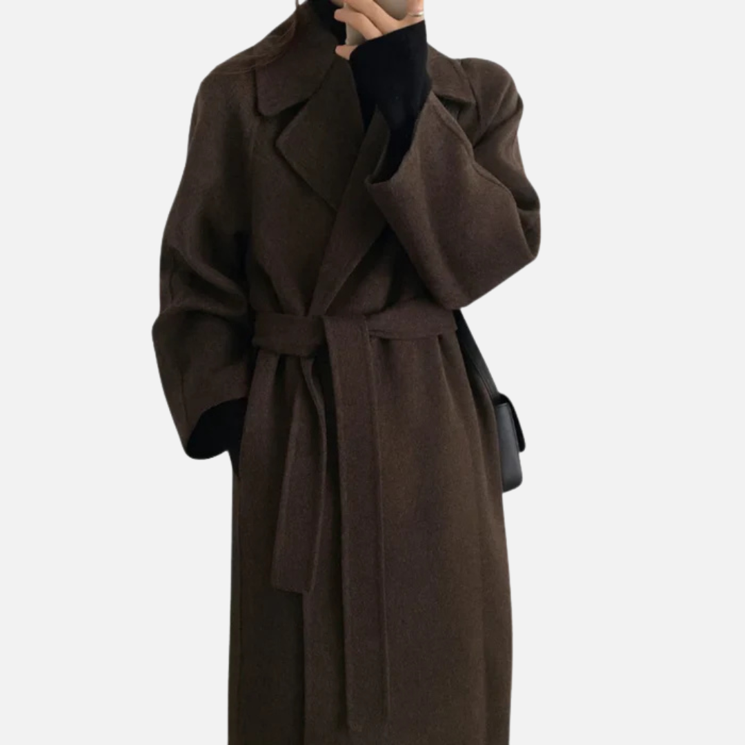 Emilia | Women's Belted Wool Trench Coat