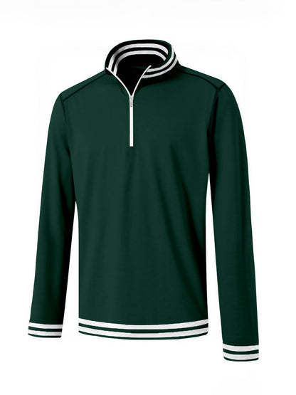 Casual Marine Mens Quarter Zip Golf Shirt UPF50